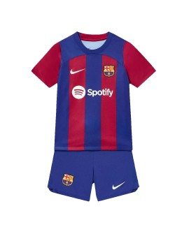Youth Barcelona Jersey Kit 2023/24 Home