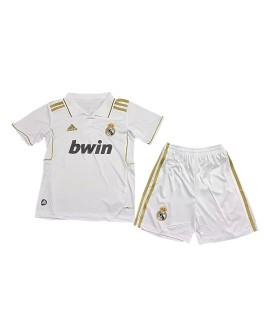 Real Madrid Home Jersey Kit 2011/12 Kids(Jersey+Shorts)