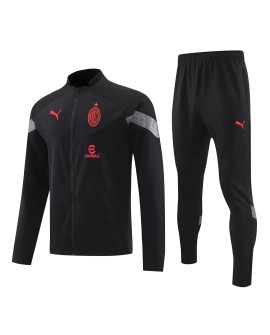 AC Milan Jacket Tracksuit 2022 - Black