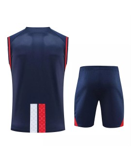 PSG Sleeveless Training Jersey Kit 2022/23 Navy