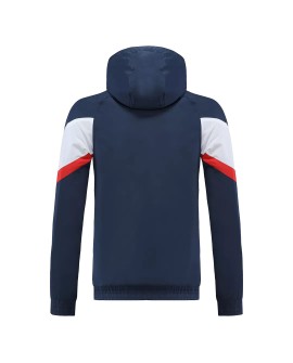 PSG Hoodie Windbreaker Jacket 2022/23 - Navy&White