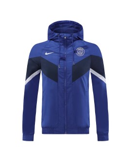 PSG Hoodie Windbreaker Jacket 2022/23 - Blue