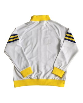 Retro Leeds United Training Jacket 1978 - White&Yellow
