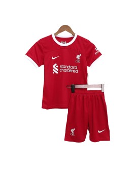 Youth Liverpool Jersey Whole Kit 2023/24 Home