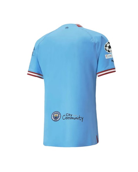 Manchester City Jersey 2022/23 Authentic Home - UCL Final