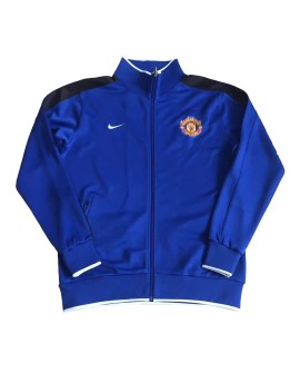 Retro Manchester United Training Jacket 2010 - Blue