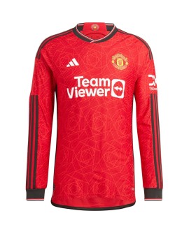Manchester United Authentic Home Jersey 2023/24 - Long Sleeve