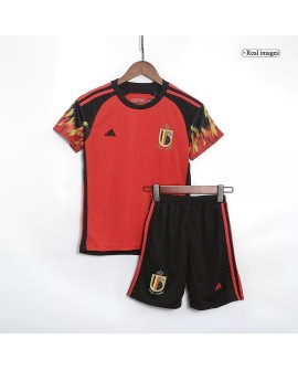 Youth Belgium Jersey Kit 2022 Home World Cup
