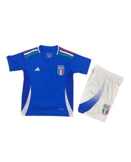 Italy Home Jersey EURO 2024 Kid