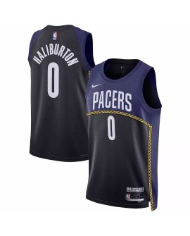 Adult Indiana Pacers #33 Myles Turner Icon Swingman Jersey by Nike