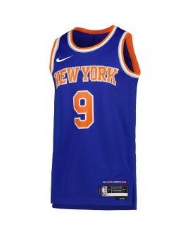 Men's New York Knicks RJ Barrett #9 Blue 22/23 Swingman Jersey - Icon Edition