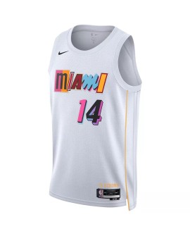 Men's Miami Heat Tyler Herro #14 Nike White 2022/23 Swingman Jersey - City Edition