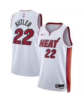 Men's Miami Heat Jimmy Butler #22 White 22/23 Swingman Jersey - Association Edition